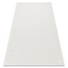 Biely obdĺžnikový koberec Timo