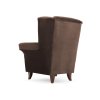 Hnedé kreslo Kent
