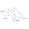 Rozmer postele LK02 A