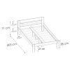 Rozmer postele LK01 B