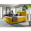 Boxspring manželská posteľ Guliette - žltá