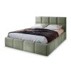 Olivová čalúnená posteľ Comone