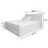 Rozmer boxspringovej postele Dastor