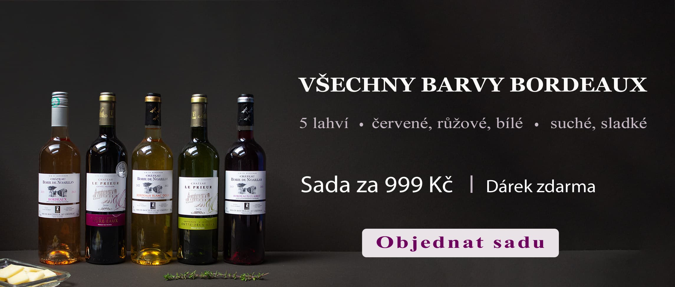 Všechny barvy Bordeaux