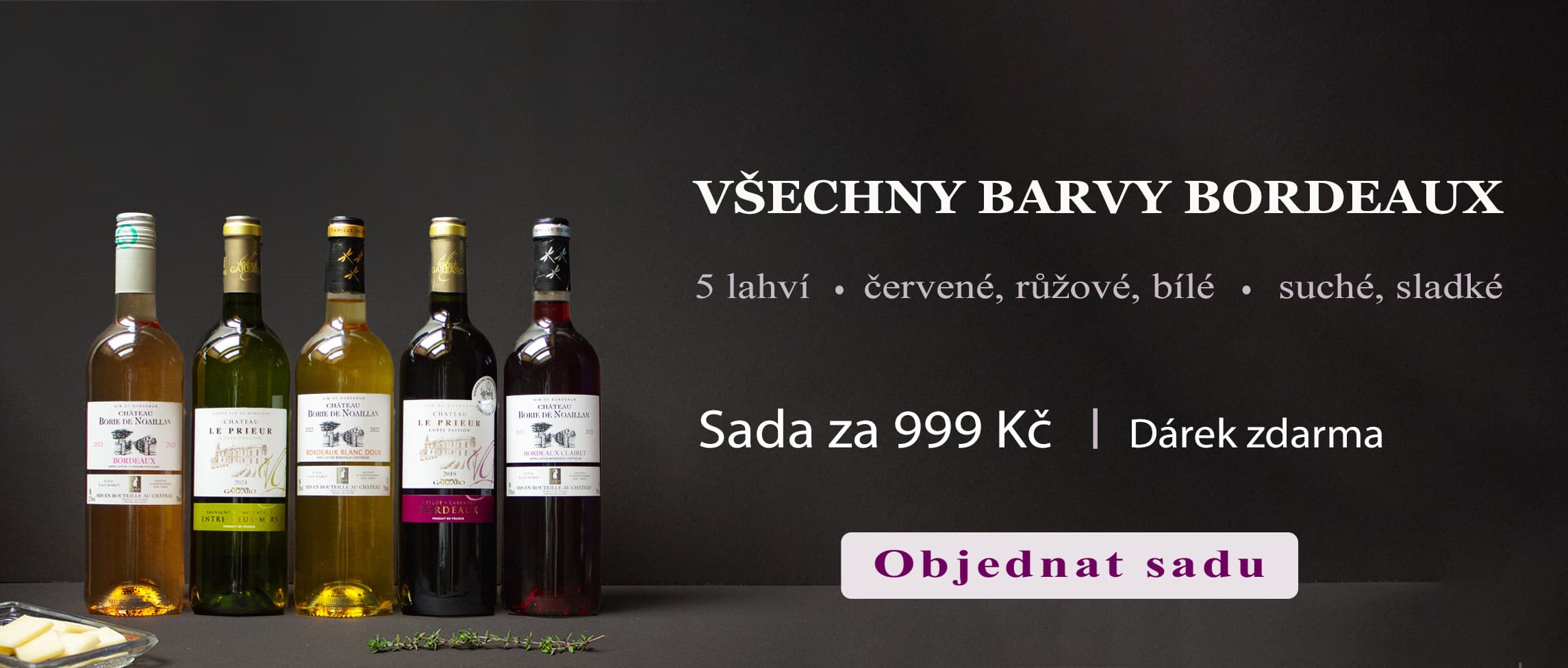 Všechny barvy Bordeaux