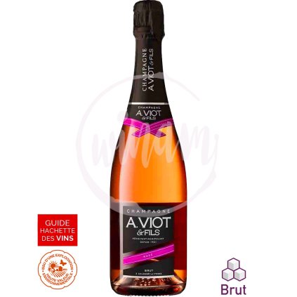 Růžové šampaňské - Champagne A.Viot