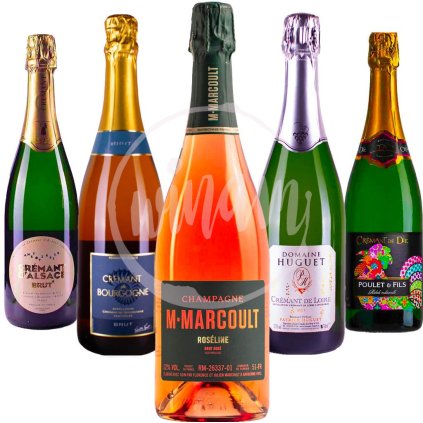 Šumivá vína z celé Francie