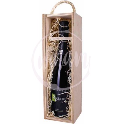 Champagne Marcoult Reserve v dřevěném boxu