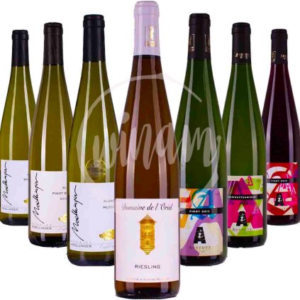 Degustační set z Francie - 7 alsaských odrůd