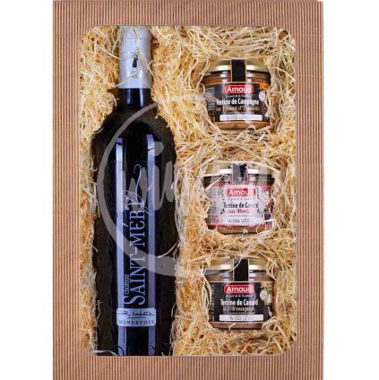 Červené cuvée a trio delikates