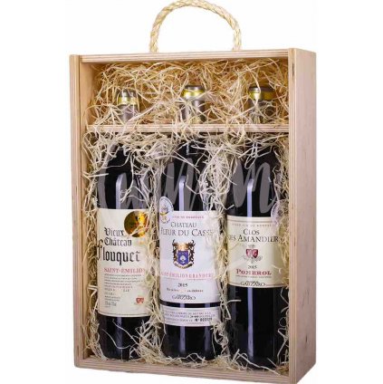 Trio luxusních vín z Bordeaux