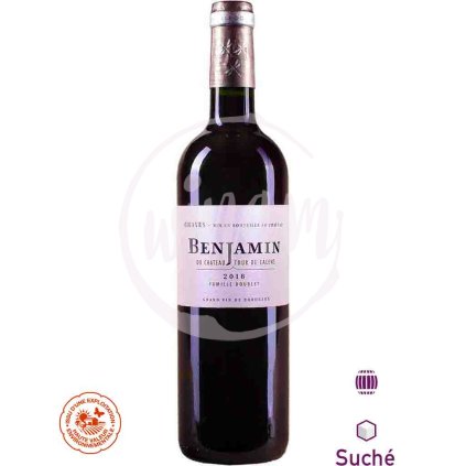 3754 1 chateau tour de calens cuvee benjamin graves rouge