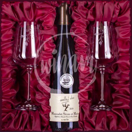 Muscadet z Loiry se skleničkami