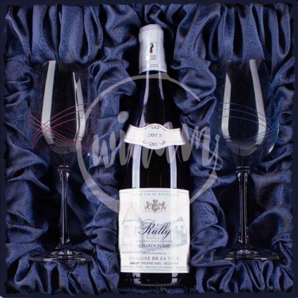 Dárkové víno burgundské Chardonnay Rully