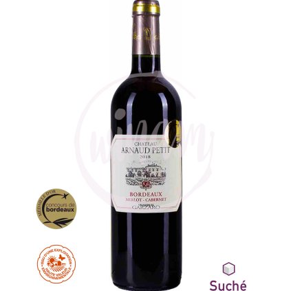 Arnaud Petit červené víno z Bordeaux