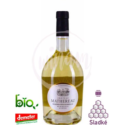 Mathereu Sladké biodynamické víno z Bordeaux