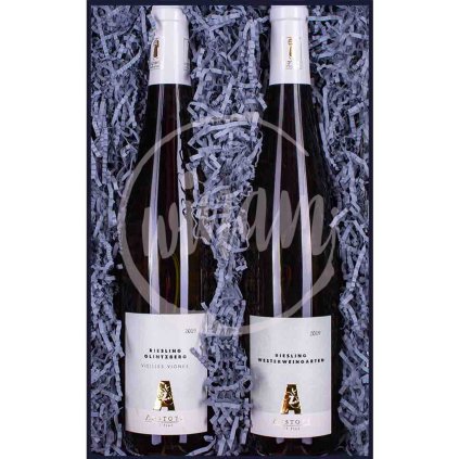 Duo přírodních vín z Alsaska jako dárek