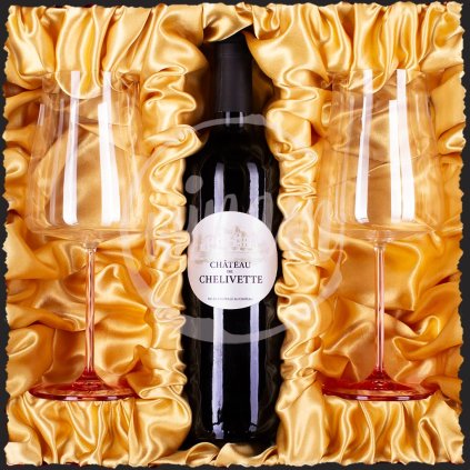 Dárkové biodynamické víno se skleničkami