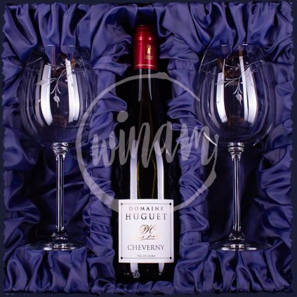 Červené cuvée z Cheverny v dárkové kazetě