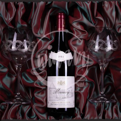 Domaine de la Tour Mercurey se 2 skleničkami