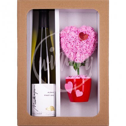 Moellinger Pinot Gris s růžovou kytičkou