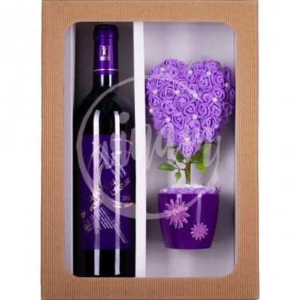 Bois d'eglise s fialovou kytičkou