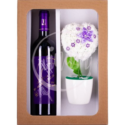 Víno z Haut Médoc s kytičkou