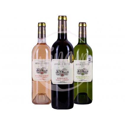 Degustační balíček trio vín z Bordeaux