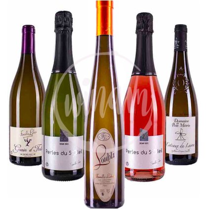 Sada se sladkými víny z údolí Loiry