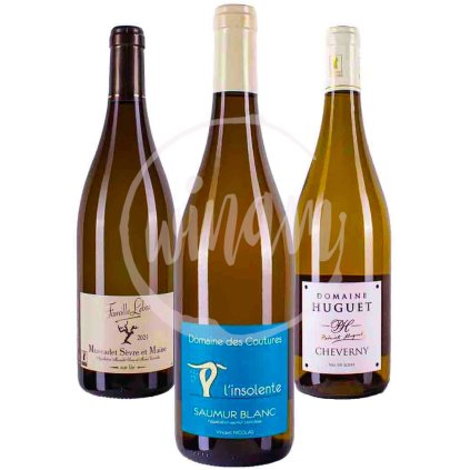 Sada bílých vín z Francie