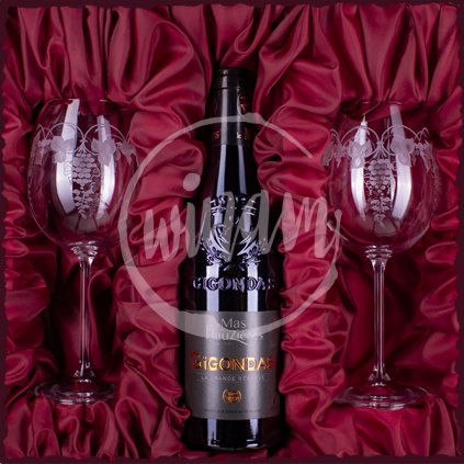 Luxusní víno z jižní Rhôny v dárkovém balení