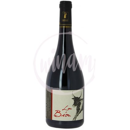 Barikové červené víno z Francie - Lou Biou