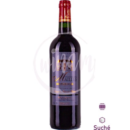 Barikové cuvée z Bordeaux Chateau des Mailles