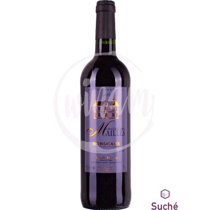 Chateau des Mailles Červené cuvée z Bordeaux