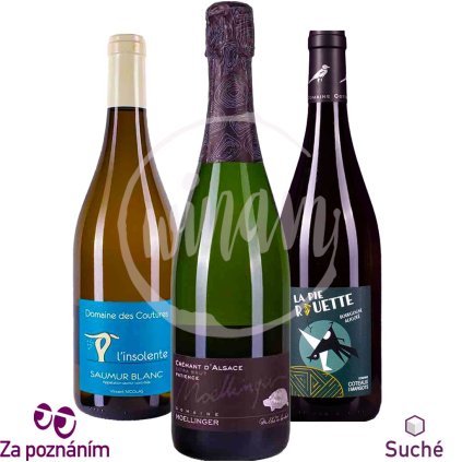 Degustační balíček bílých vín z Francie