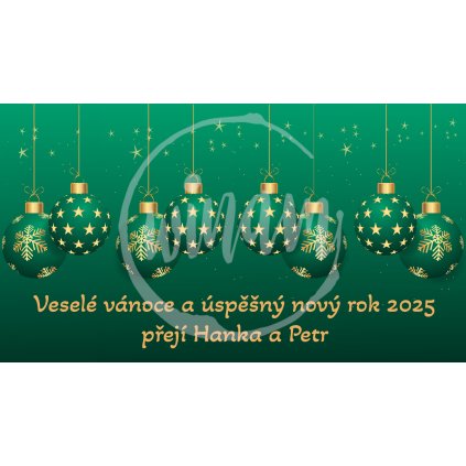 Dárková kartička Veselé vánoce