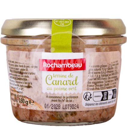 Rochambeau kachní terina