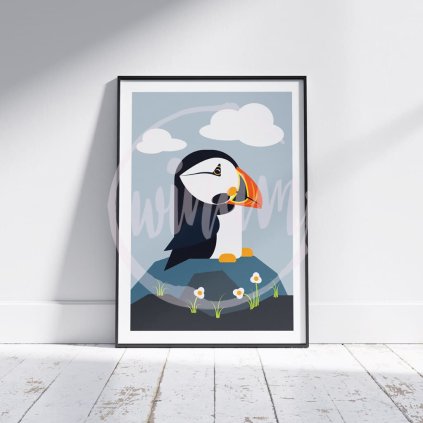 Minimalistický obrázek - Papuchalk