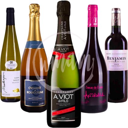 Degustační sada vín z celé Francie