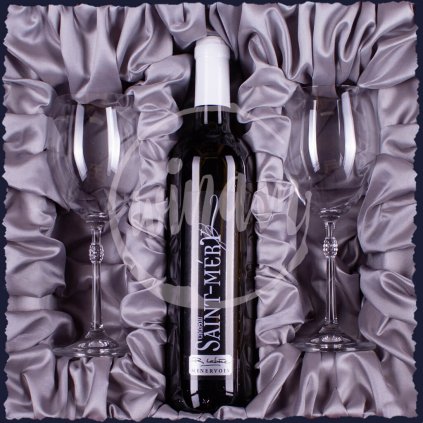 Dárkové víno se skleničkami