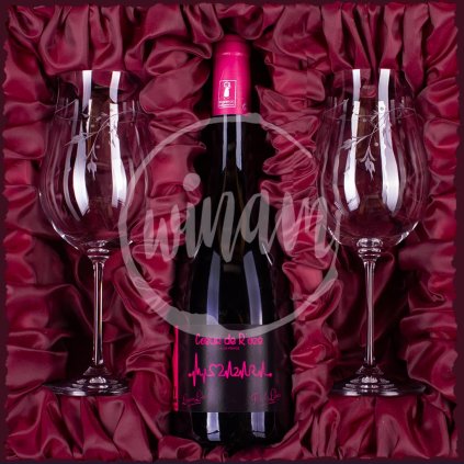 Polosuché Rosé z údolí Loiry v dárkové kazetě