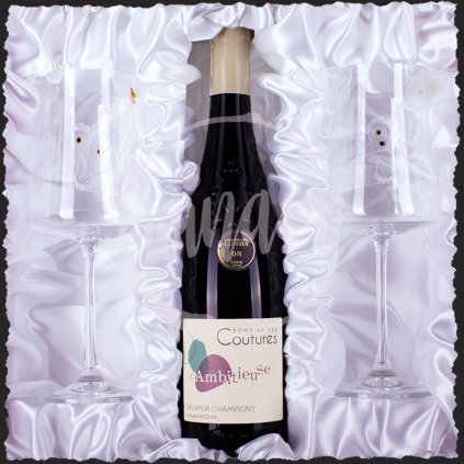 BIO Cabernet se skleničkami v luxusním balení