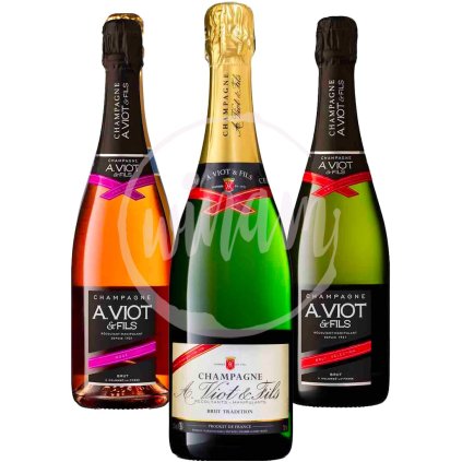 Slavnostní sada šampaňských vín