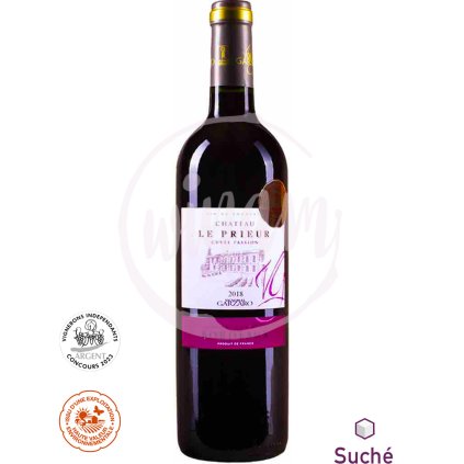 Prieur červené cuvée z Bordeaux