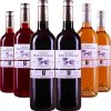 Sada vín z Bordeaux z modrých odrůd
