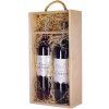 Biodynamická cuvée z Bordeaux v dřevěné kazetě