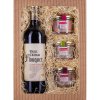 Dárková kazeta: víno a trio delikates