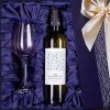 Dárková sada s bílým vínem a skleničkami