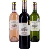 Trio vín z Bordeaux - vína z Francie