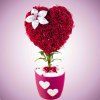 Květinka ve tvaru srdce